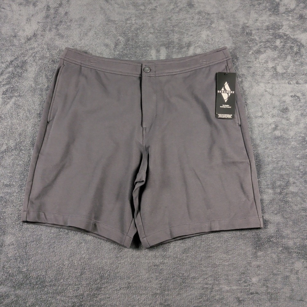 Skechers Go Walk Tech Twill Shorts Gray Size XL
